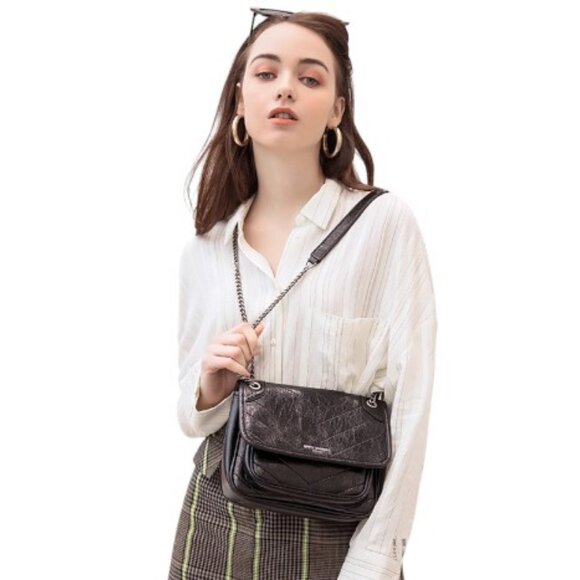 Mars Sharing Tokyo black shoulder/crossbody bag - Picture 1 of 12